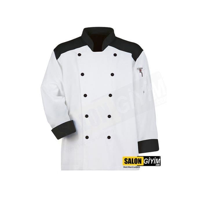 U508 Long Sleeve Chef Chef Jacket