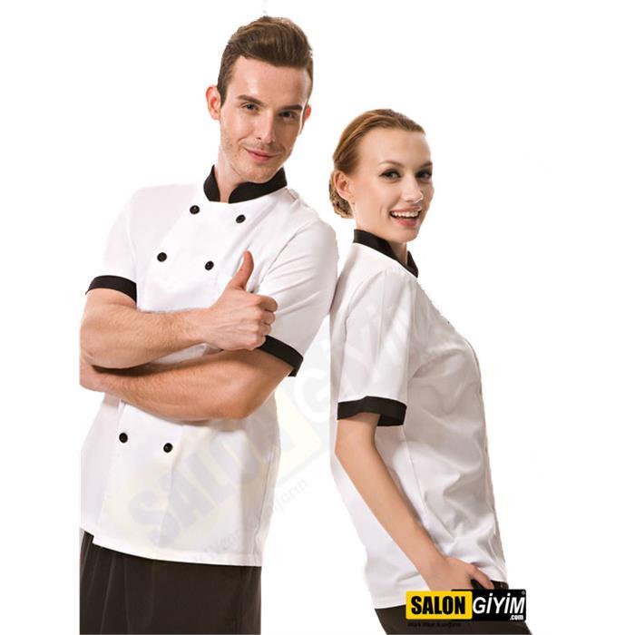 520 Short Sleeve Chef Chef Jacket