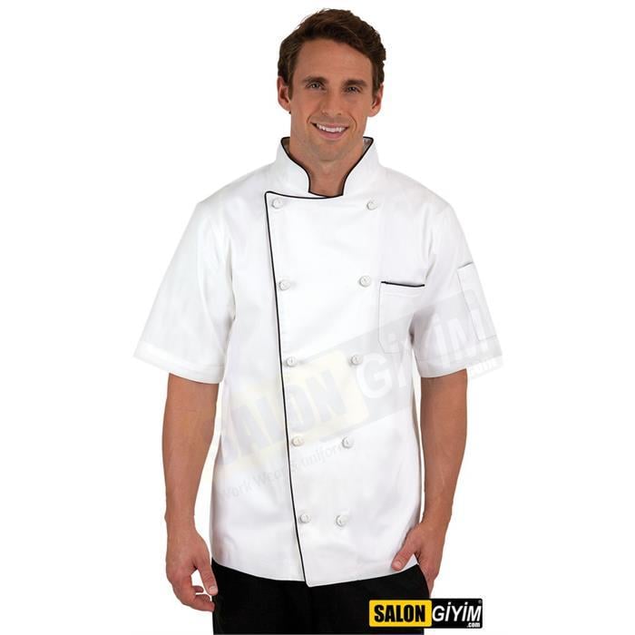 527 Short Sleeve Chef Chef Jacket
