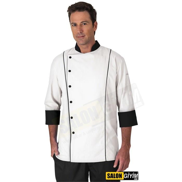 529 Chef Chef Jacket with Cuff Sleeves