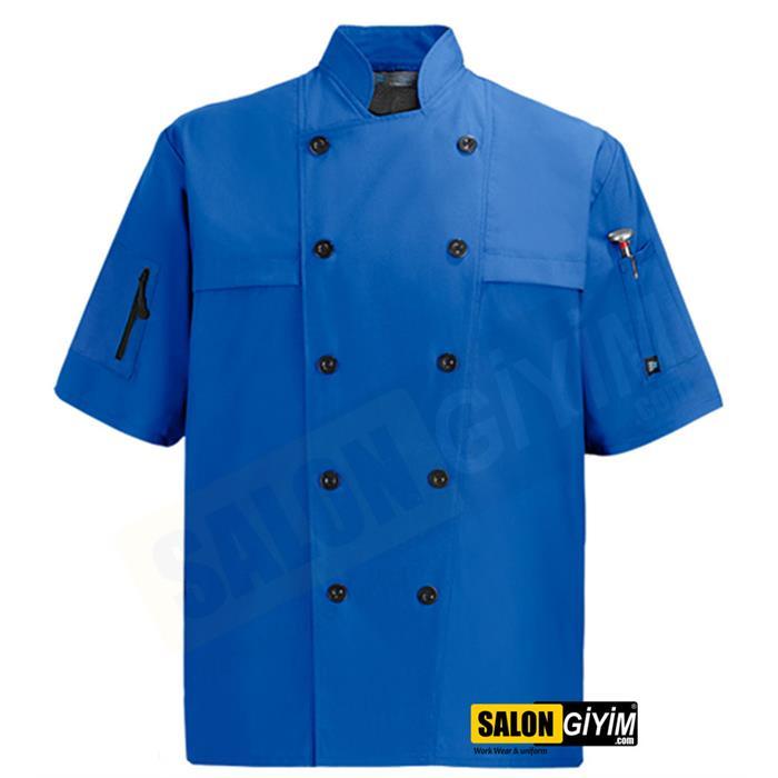 548 Short Sleeve Chef Chef Jacket