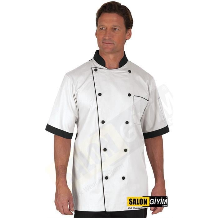 554 Short Sleeve Chef Chef Jacket