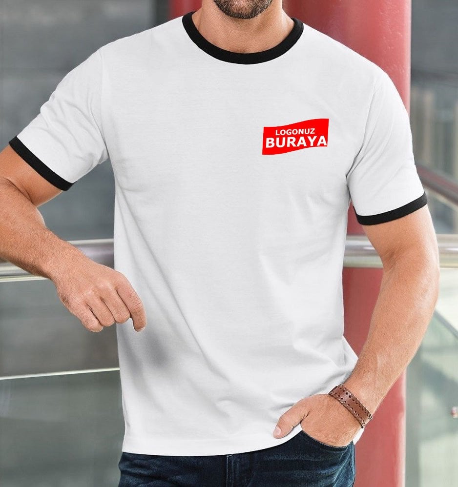 Zero Collar Combed T-Shirt - White Garnish