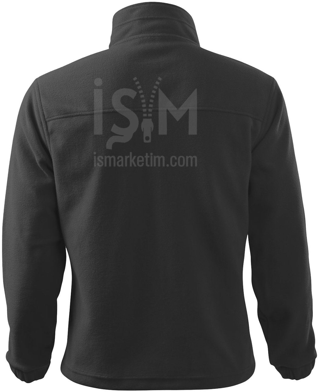 Pocket Zipper Fleece Jacket - Smoked