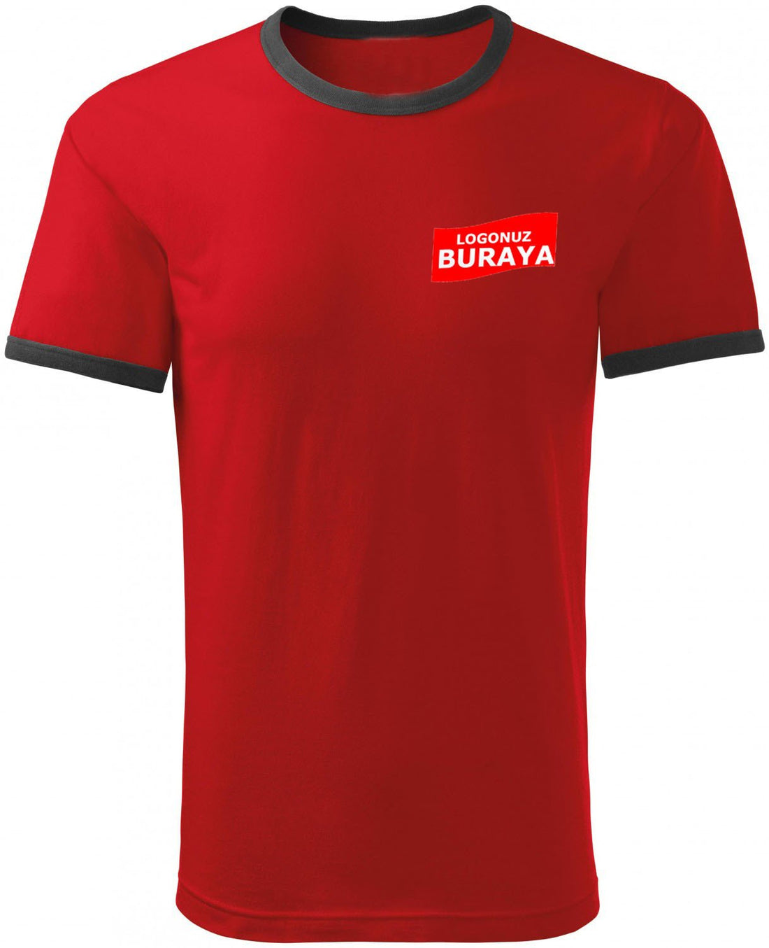 Sýfýr Yaka Penye T-Shirt - Sarý