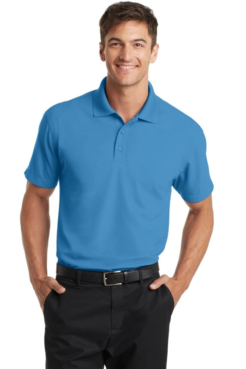 Polo Neck T-Shirt Turquoise