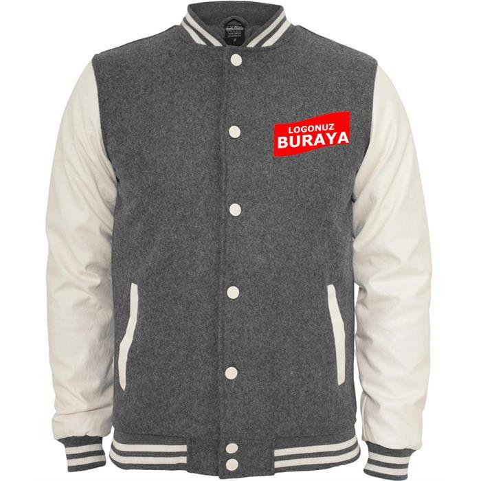 Ýþ Marketim Company Logo Fleece Jacket and College Coat PL15