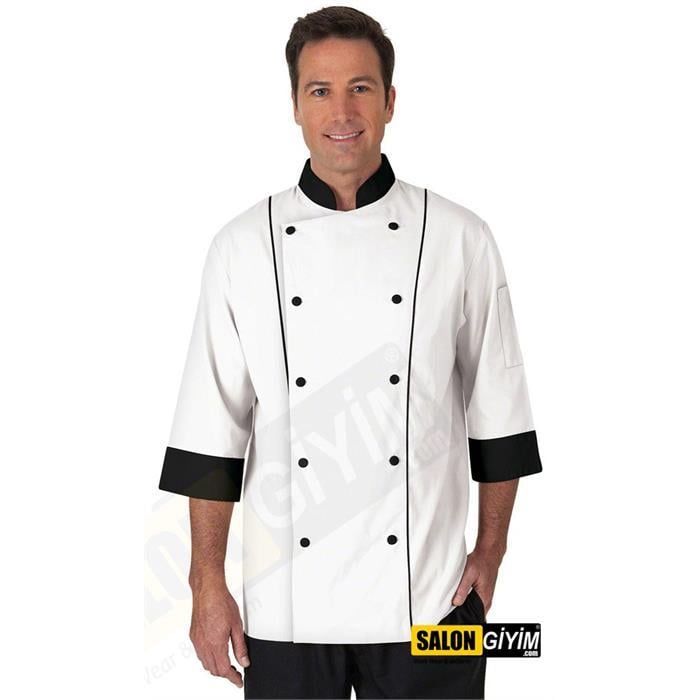 M101 Chef Chef Jacket with Cuff Sleeves