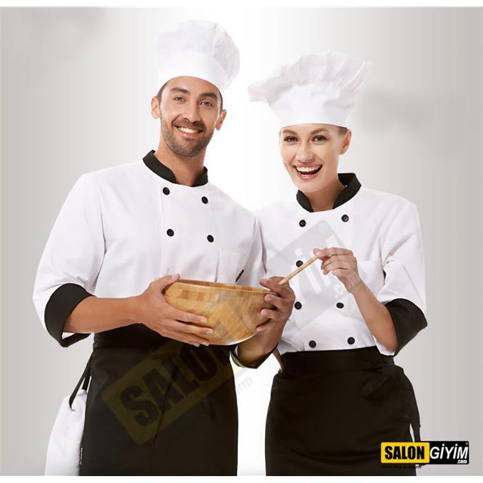 M108 Chef Chef Jacket with Cuff Sleeves