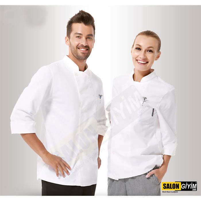 M109 Chef Chef Jacket with Cuff Sleeves