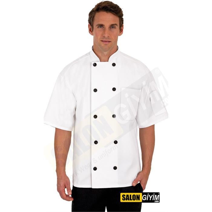 555 Short Sleeve Chef Chef Jacket