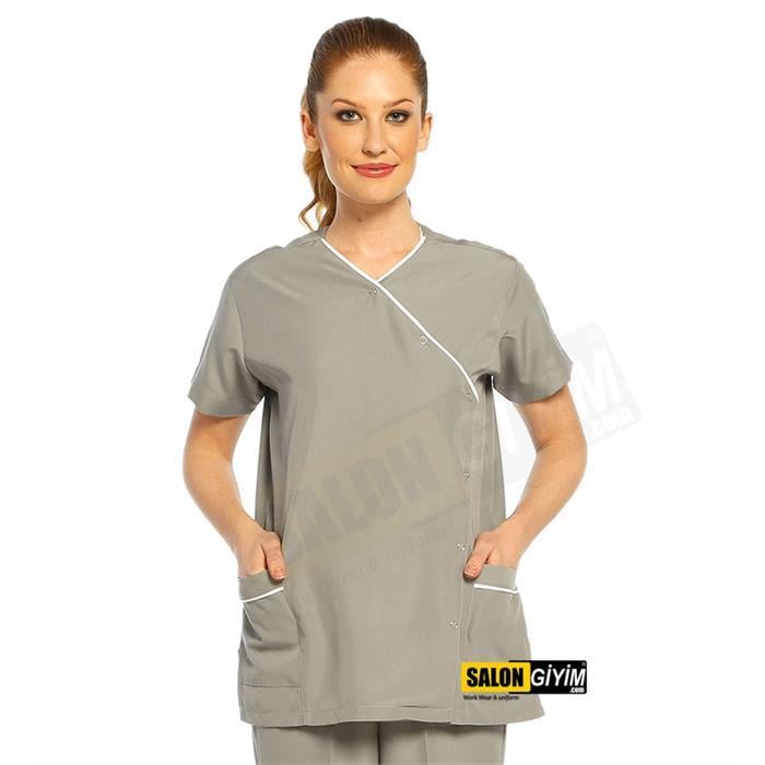 HS107 Nurse Upside Down Hospital Suit With Snaps