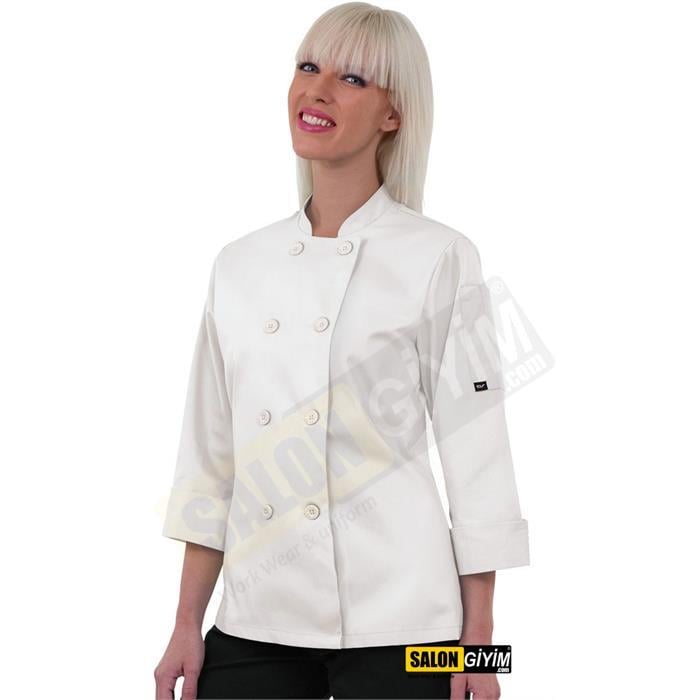 M101 Cuff Sleeve Women's Chef Jacket