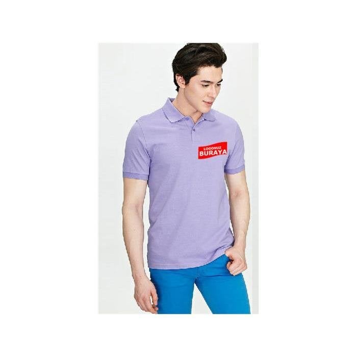 Polo Neck T-Shirt Lilac